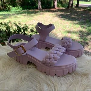 Weeboo Lilac Platform Sandals